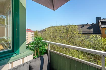 Balkong eller utsiktsbild