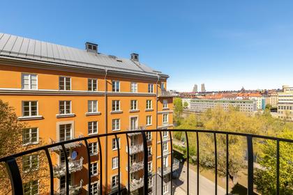 Balkong eller utsiktsbild