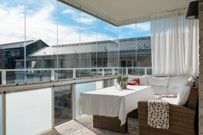 Balkong eller utsiktsbild