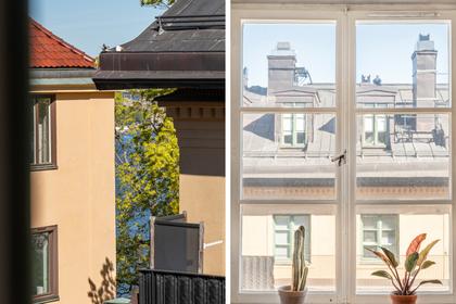 Balkong eller utsiktsbild