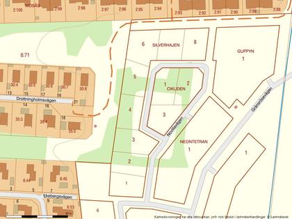 Illustrerad karta över fastigheten eller området
