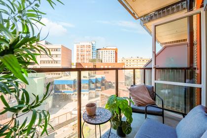 Balkong eller utsiktsbild