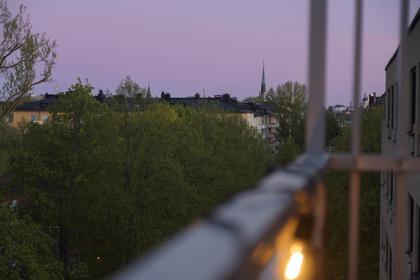 Balkong eller utsiktsbild
