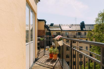 Balkong eller utsiktsbild