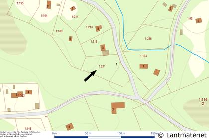 Illustrerad karta över fastigheten eller området