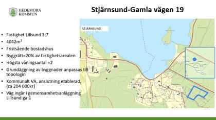 Illustrerad karta över fastigheten eller området
