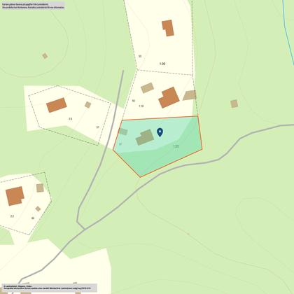 Illustrerad karta över fastigheten eller området
