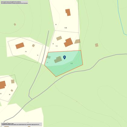 Illustrerad karta över fastigheten eller området