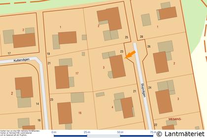 Illustrerad karta över fastigheten eller området
