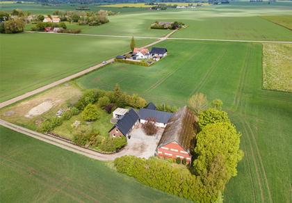 Illustrerad karta över fastigheten eller området