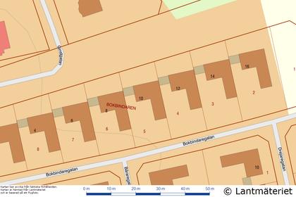 Illustrerad karta över fastigheten eller området