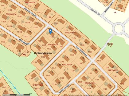 Illustrerad karta över fastigheten eller området