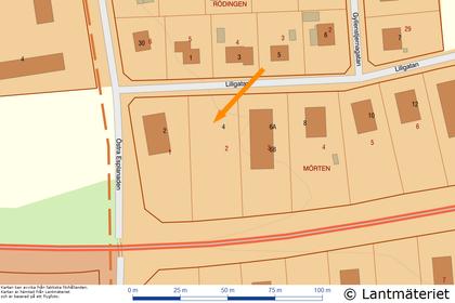 Illustrerad karta över fastigheten eller området