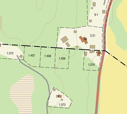 Illustrerad karta över fastigheten eller området