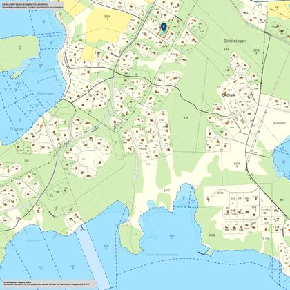 Illustrerad karta över fastigheten eller området