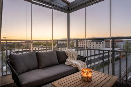 Balkong eller utsiktsbild