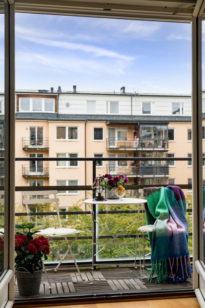Balkong eller utsiktsbild