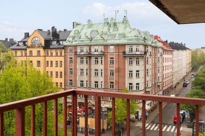 Balkong eller utsiktsbild