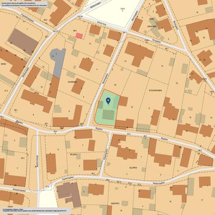 Illustrerad karta över fastigheten eller området