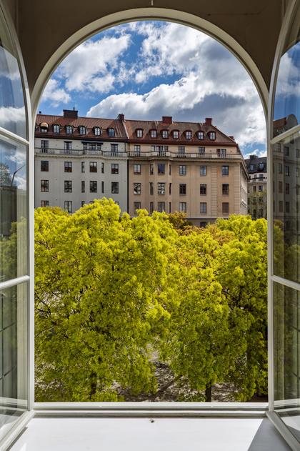 Balkong eller utsiktsbild