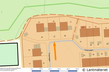 Illustrerad karta över fastigheten eller området
