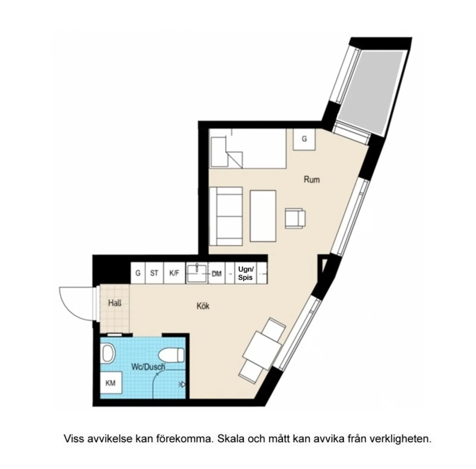 Floor plan for Funäsgatan 6