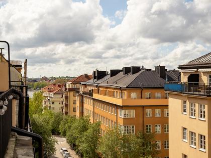Balkong eller utsiktsbild