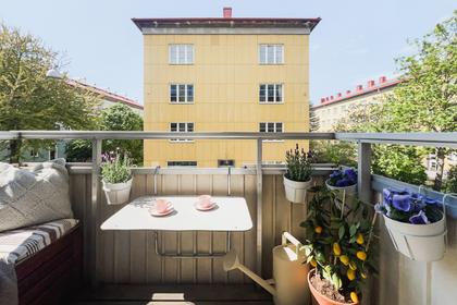Balkong eller utsiktsbild