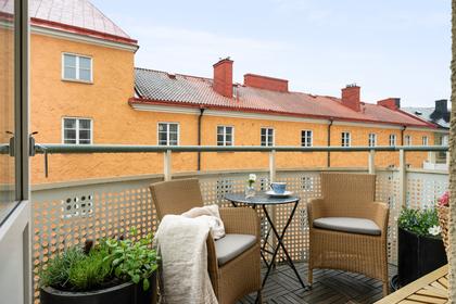 Balkong eller utsiktsbild