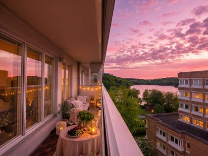 Balkong eller utsiktsbild
