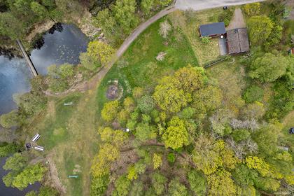 Illustrerad karta över fastigheten eller området