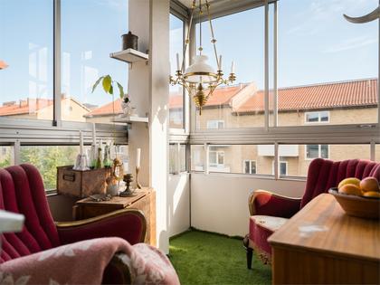 Balkong eller utsiktsbild