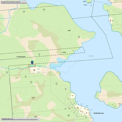 Illustrerad karta över fastigheten eller området