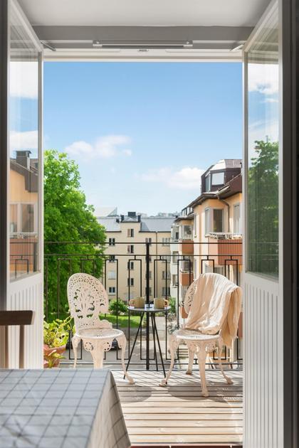 Balkong eller utsiktsbild