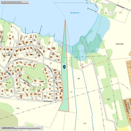Illustrerad karta över fastigheten eller området