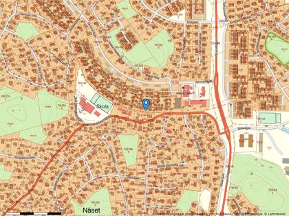 Illustrerad karta över fastigheten eller området