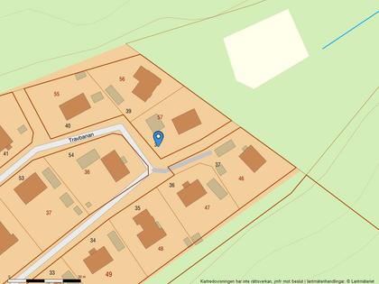 Illustrerad karta över fastigheten eller området