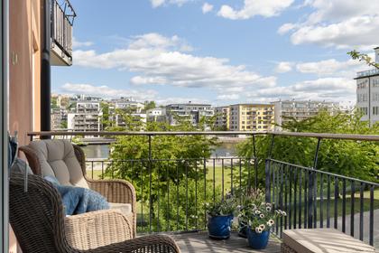 Balkong eller utsiktsbild
