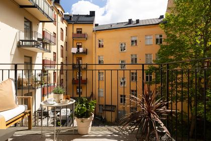Balkong eller utsiktsbild