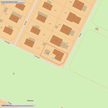 Illustrerad karta över fastigheten eller området