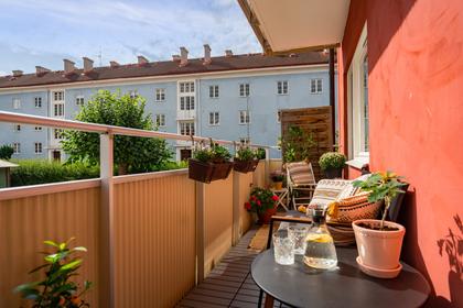 Balkong eller utsiktsbild
