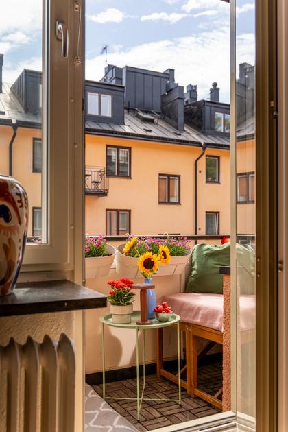 Balkong eller utsiktsbild