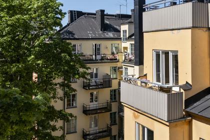 Balkong eller utsiktsbild