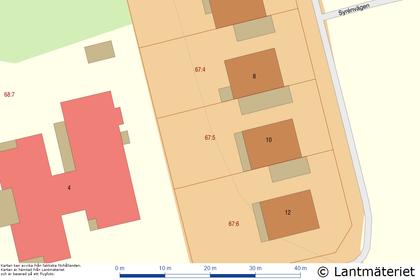 Illustrerad karta över fastigheten eller området