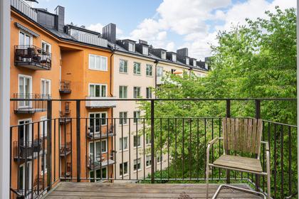 Balkong eller utsiktsbild