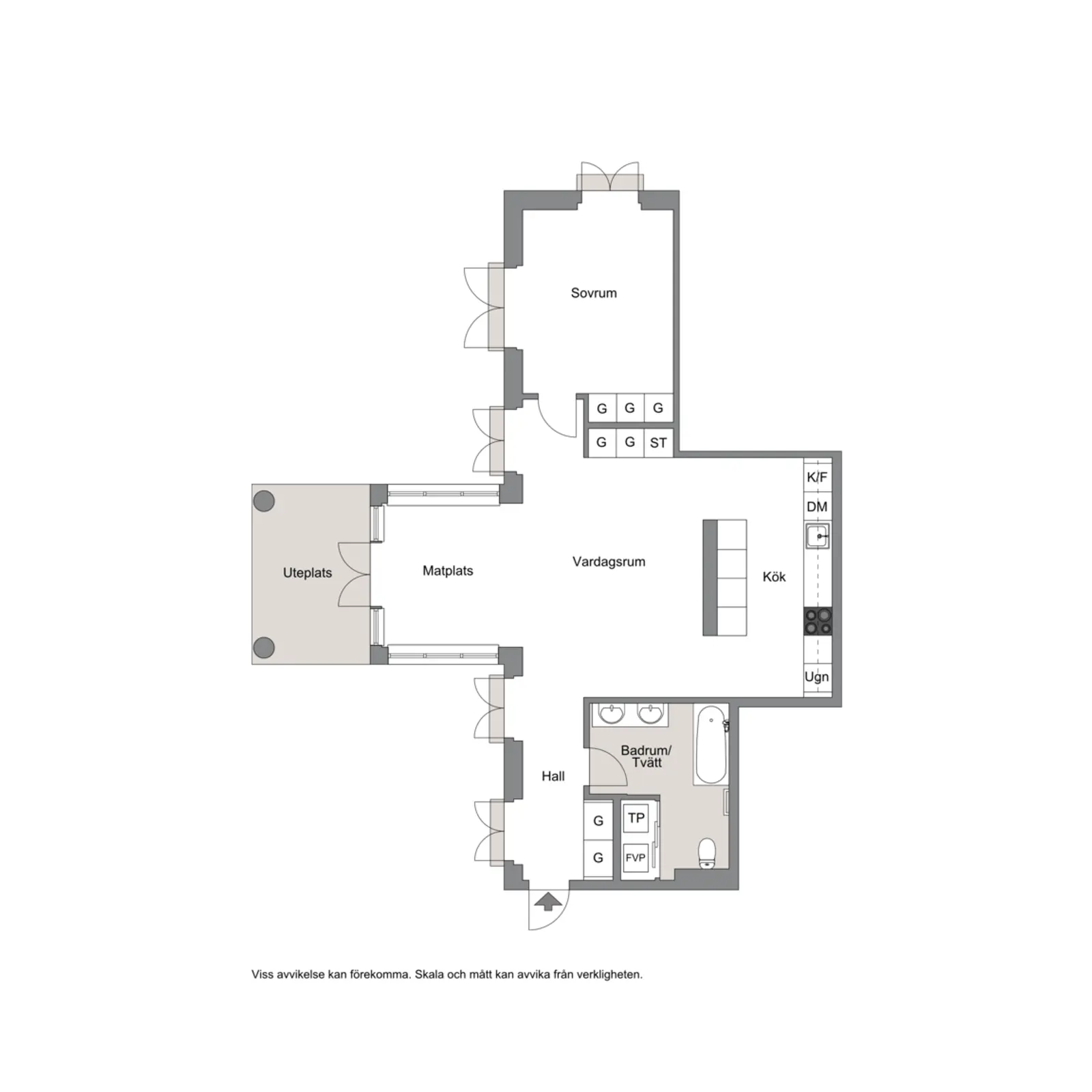 Floor plan for Lantbrukets väg 3