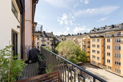 Balkong eller utsiktsbild