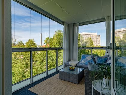Balkong eller utsiktsbild