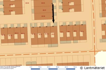 Illustrerad karta över fastigheten eller området