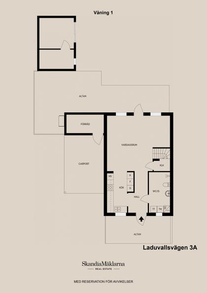 Laduvallsvägen 3A, Säljan